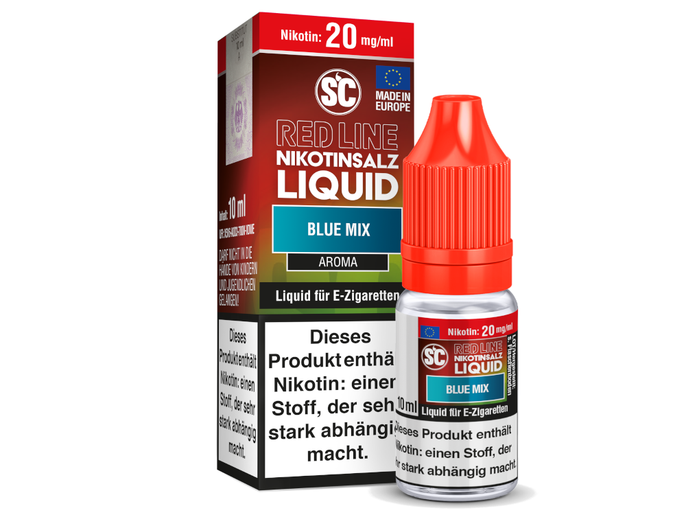 SC - Red Line - Blue Mix - Nikotinsalz Liquid 20 mg/ml 500er Packung