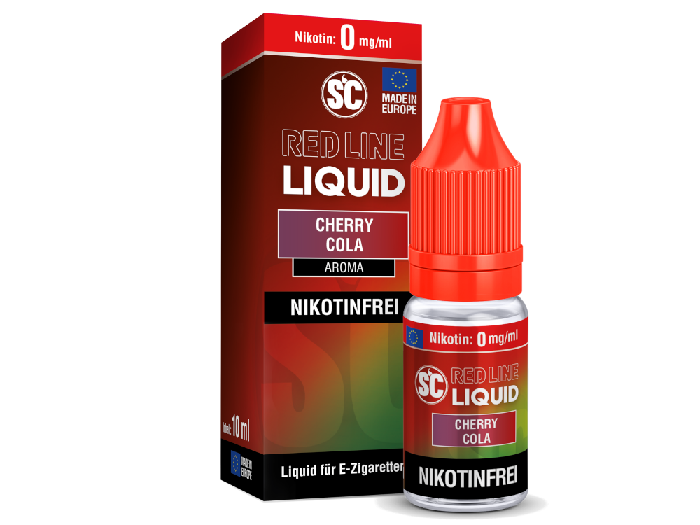 SC - Red Line - Cherry Cola - Nikotinsalz Liquid 0 mg/ml 500er Packung