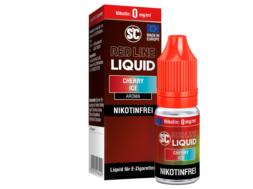 SC - Red Line - Cherry Ice - Nikotinsalz Liquid 0 mg/ml 500er Packung