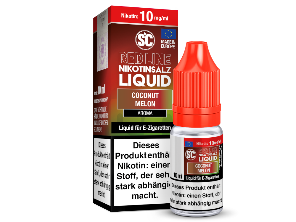 SC - Red Line - Coconut Melon - Nikotinsalz Liquid 10 mg/ml 500er Packung