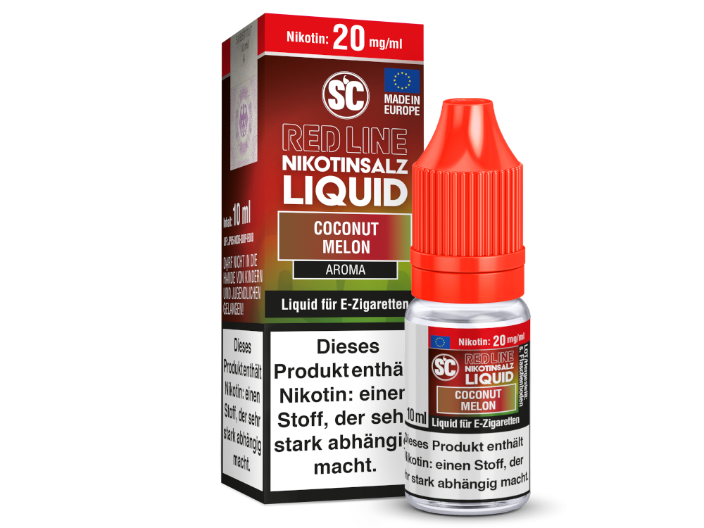 SC - Red Line - Coconut Melon - Nikotinsalz Liquid 20 mg/ml 500er Packung