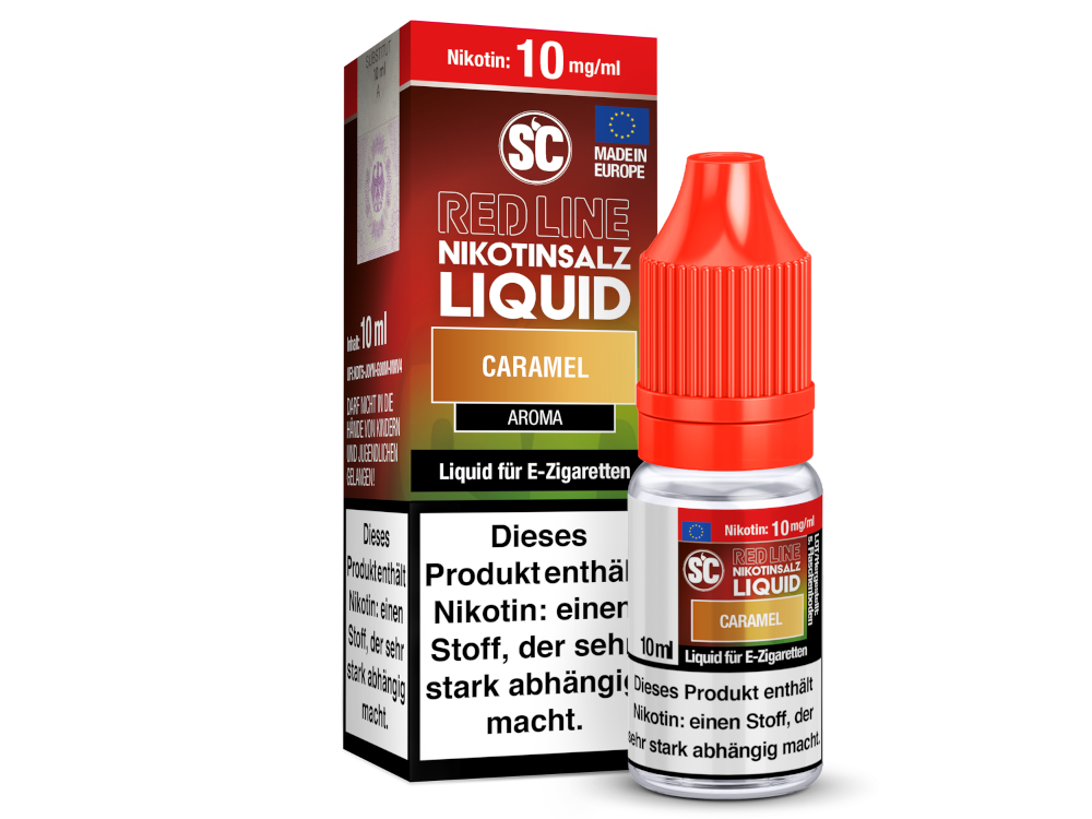 SC - Red Line - Caramel - Nikotinsalz Liquid 10 mg/ml 500er Packung
