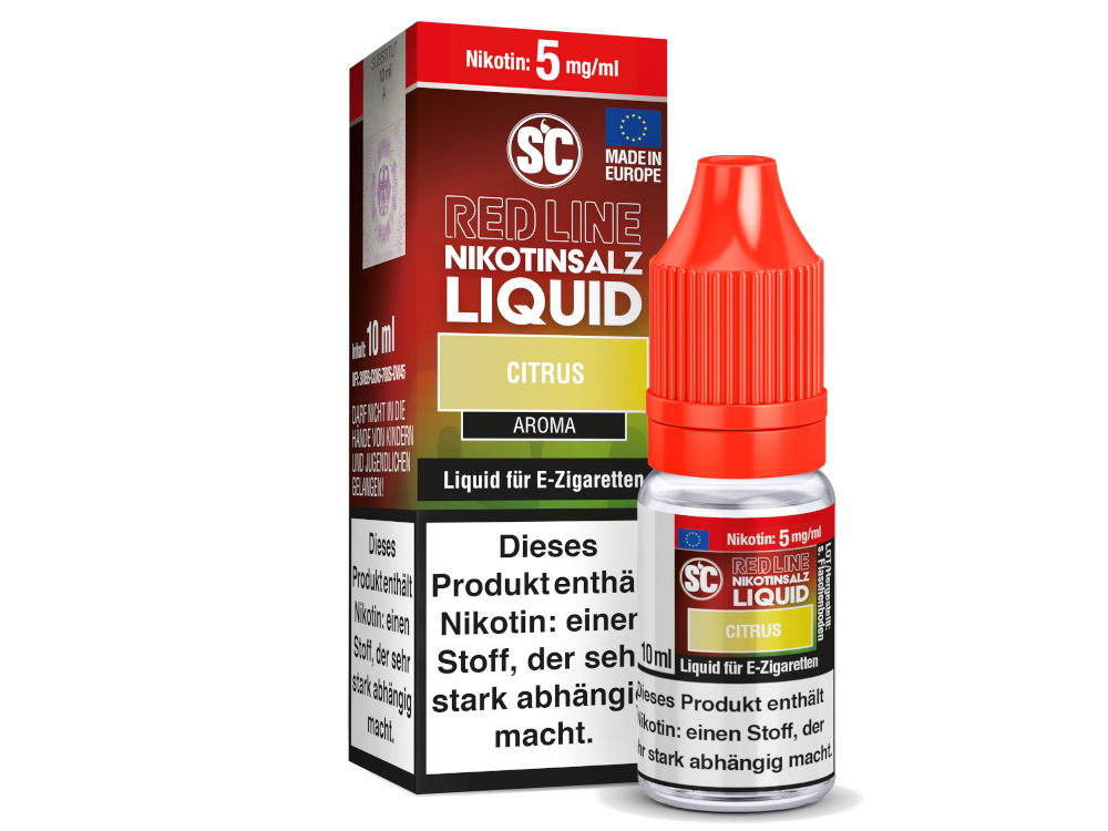 SC - Red Line - Citrus - Nikotinsalz Liquid 5 mg/ml