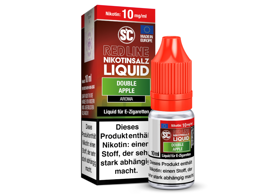 SC - Red Line - Double Apple - Nikotinsalz Liquid 10 mg/ml 500er Packung