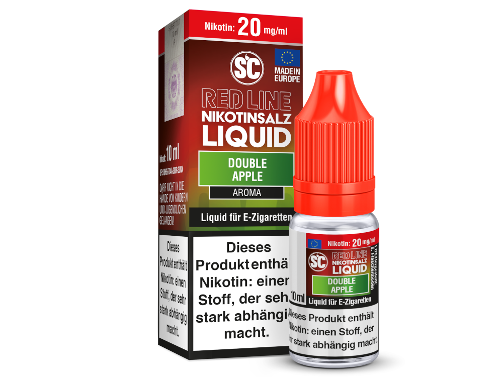 SC - Red Line - Double Apple - Nikotinsalz Liquid 20 mg/ml 500er Packung