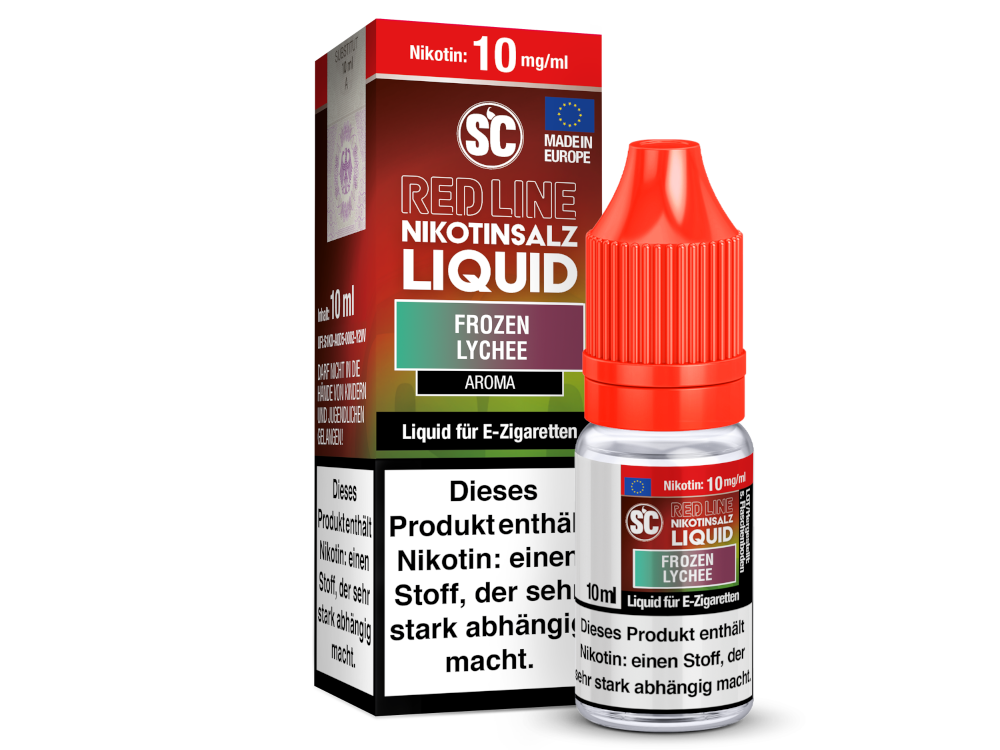 SC - Red Line - Frozen Lychee - Nikotinsalz Liquid 10 mg/ml 10er Packung