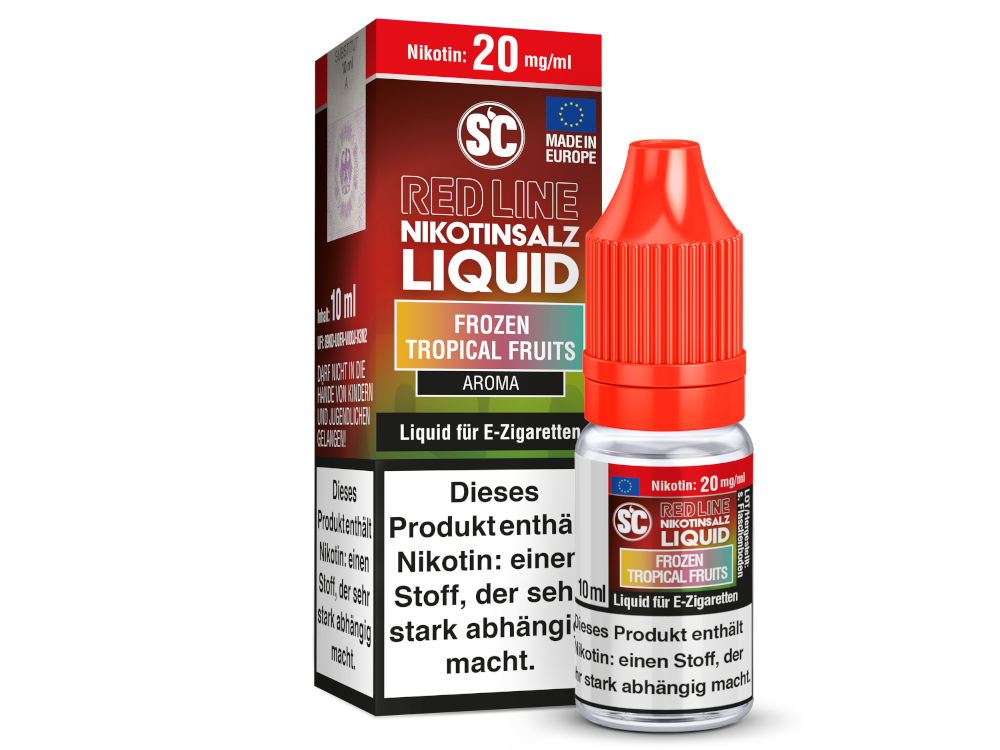 SC - Red Line - Frozen Tropical Fruits - Nikotinsalz Liquid 20 mg/ml 500er Packung