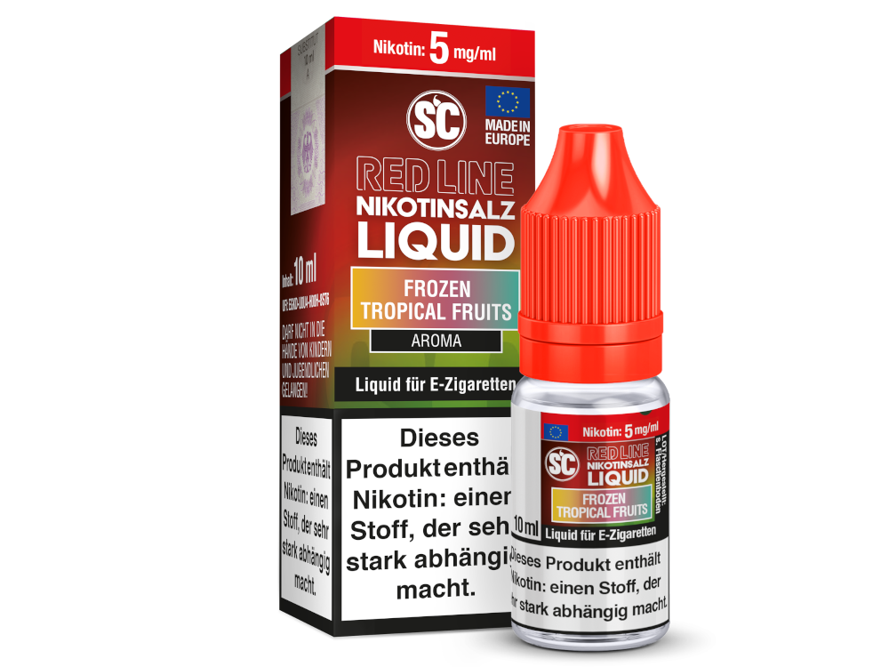 SC - Red Line - Frozen Tropical Fruits - Nikotinsalz Liquid 5 mg/ml 500er Packung