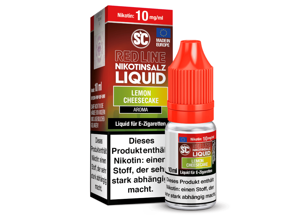 SC - Red Line - Lemon Cheesecake - Nikotinsalz Liquid 10 mg/ml