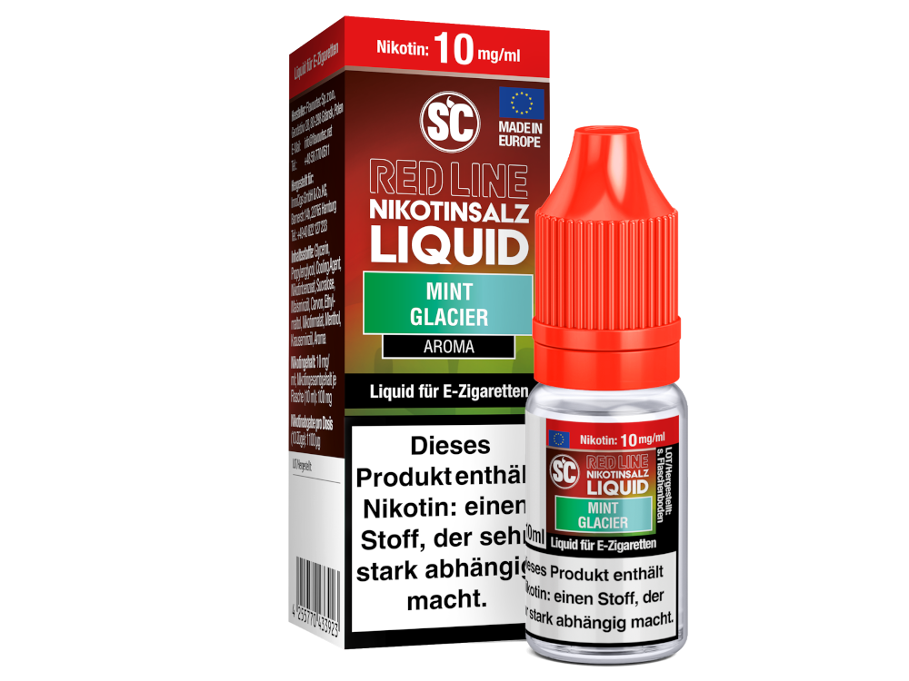 SC - Red Line - Mint Glacier - Nikotinsalz Liquid 10 mg/ml 500er Packung