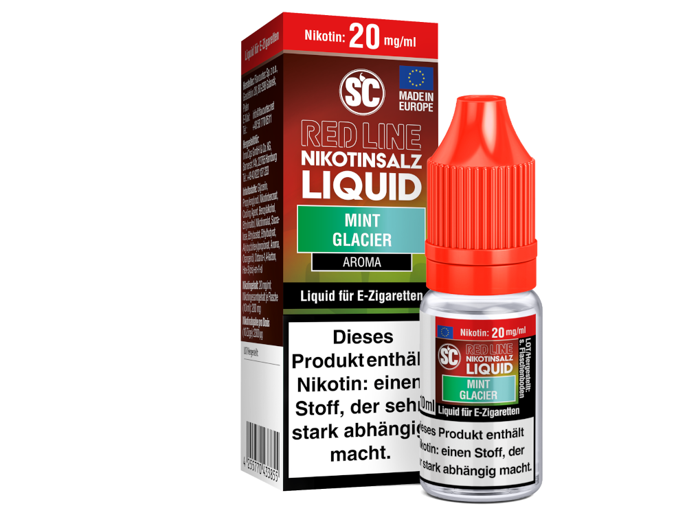 SC - Red Line - Mint Glacier - Nikotinsalz Liquid 20 mg/ml 500er Packung