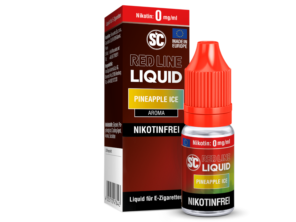 SC - Red Line - Pineapple Ice - Nikotinsalz Liquid 0 mg/ml 500er Packung