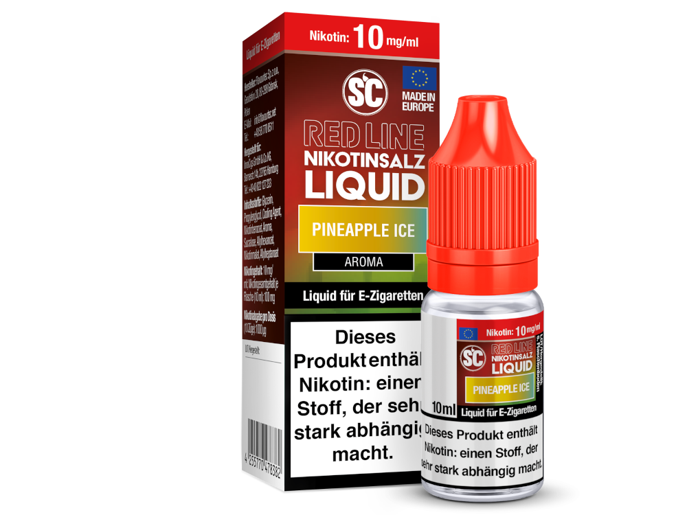 SC - Red Line - Pineapple Ice - Nikotinsalz Liquid 10 mg/ml 500er Packung