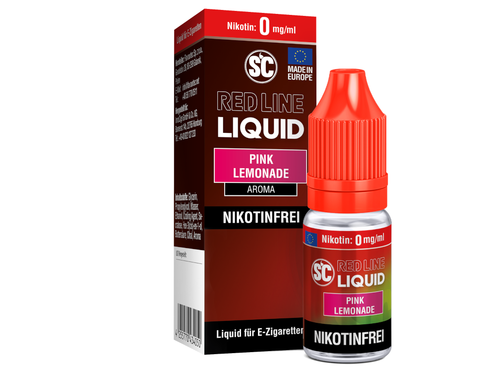 SC - Red Line - Pink Lemonade - Nikotinsalz Liquid 0 mg/ml 500er Packung