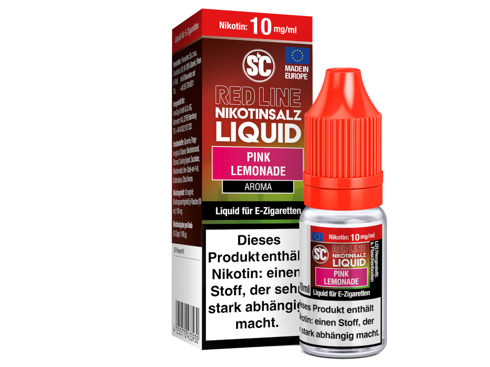 SC - Red Line - Pink Lemonade - Nikotinsalz Liquid 10 mg/ml 500er Packung