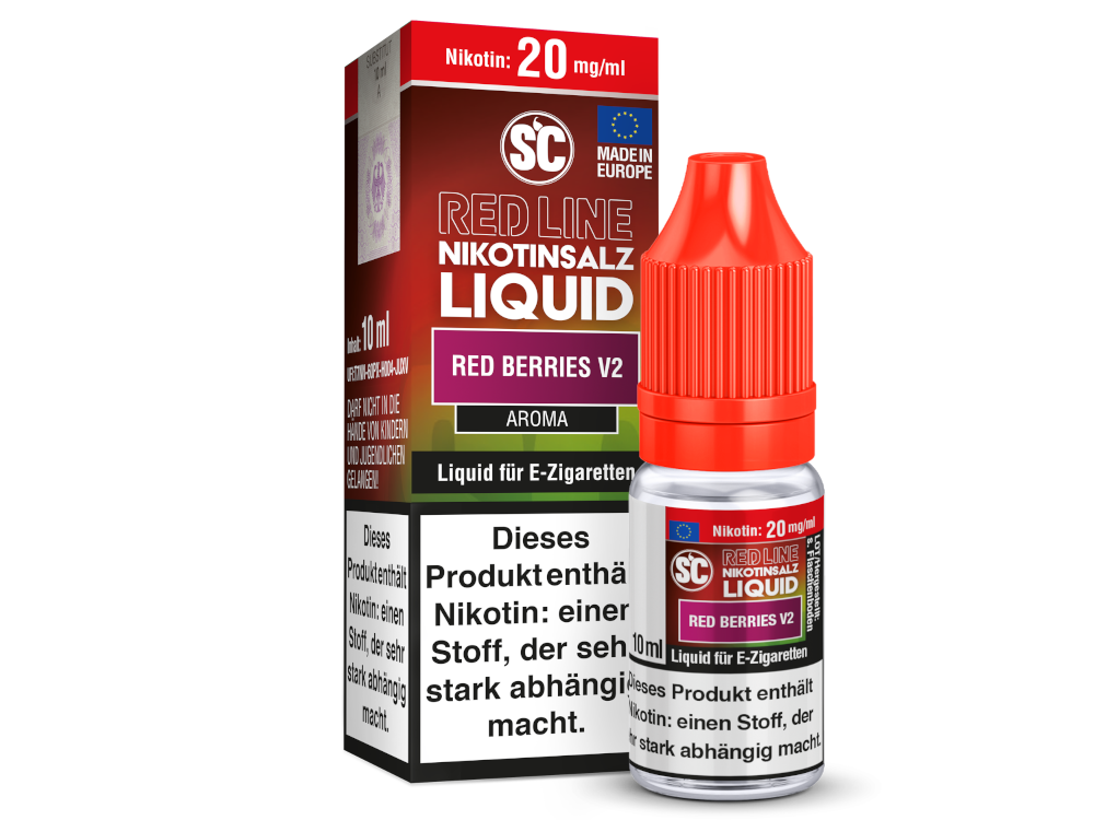 SC - Red Line - Red Berries V2 - Nikotinsalz Liquid 20 mg/ml 500er Packung