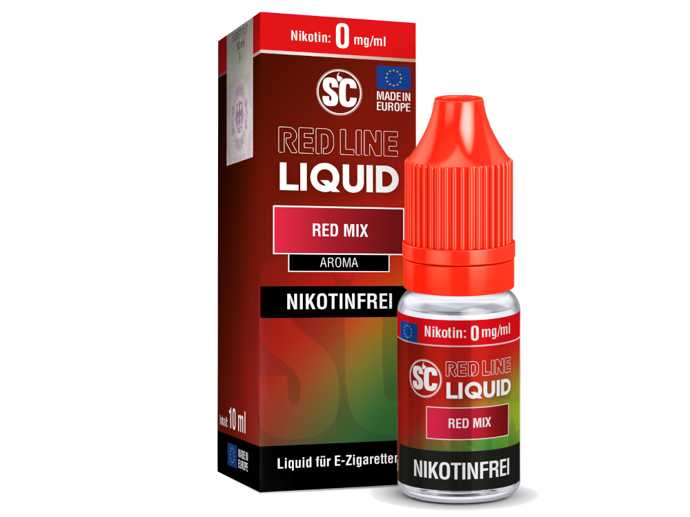 SC - Red Line - Red Mix - Nikotinsalz Liquid 0 mg/ml 500er Packung