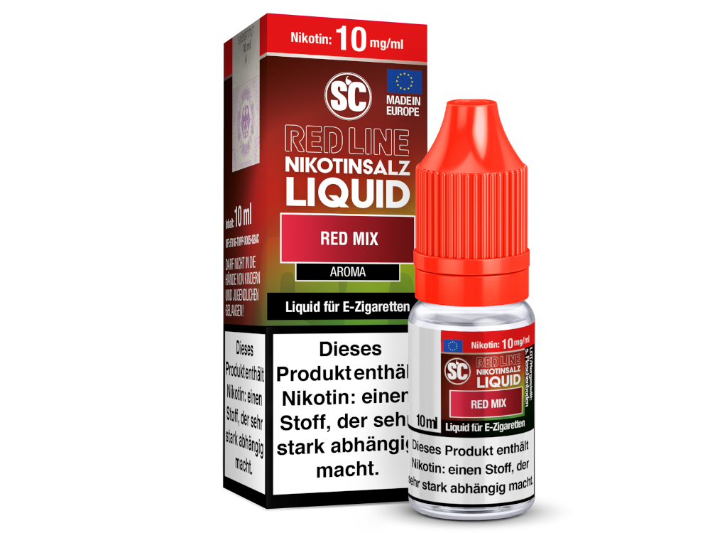 SC - Red Line - Red Mix - Nikotinsalz Liquid 10 mg/ml 500er Packung