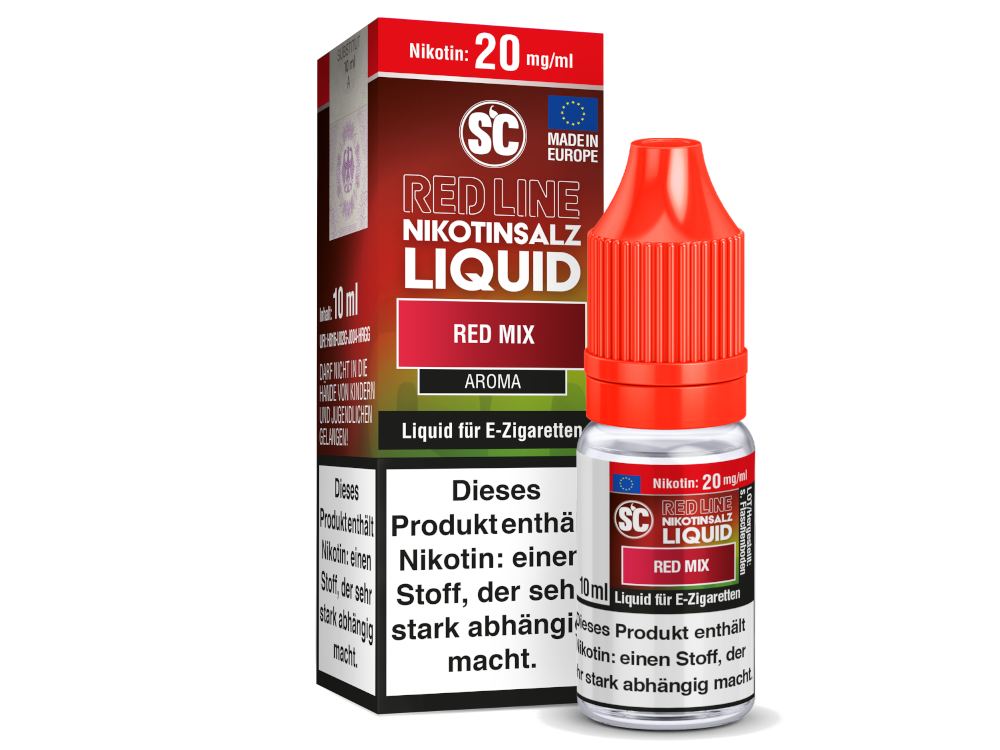 SC - Red Line - Red Mix - Nikotinsalz Liquid 20 mg/ml 500er Packung