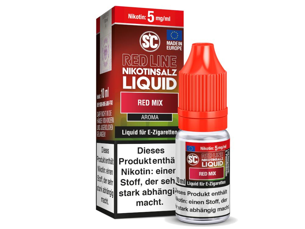 SC - Red Line - Red Mix - Nikotinsalz Liquid 5 mg/ml