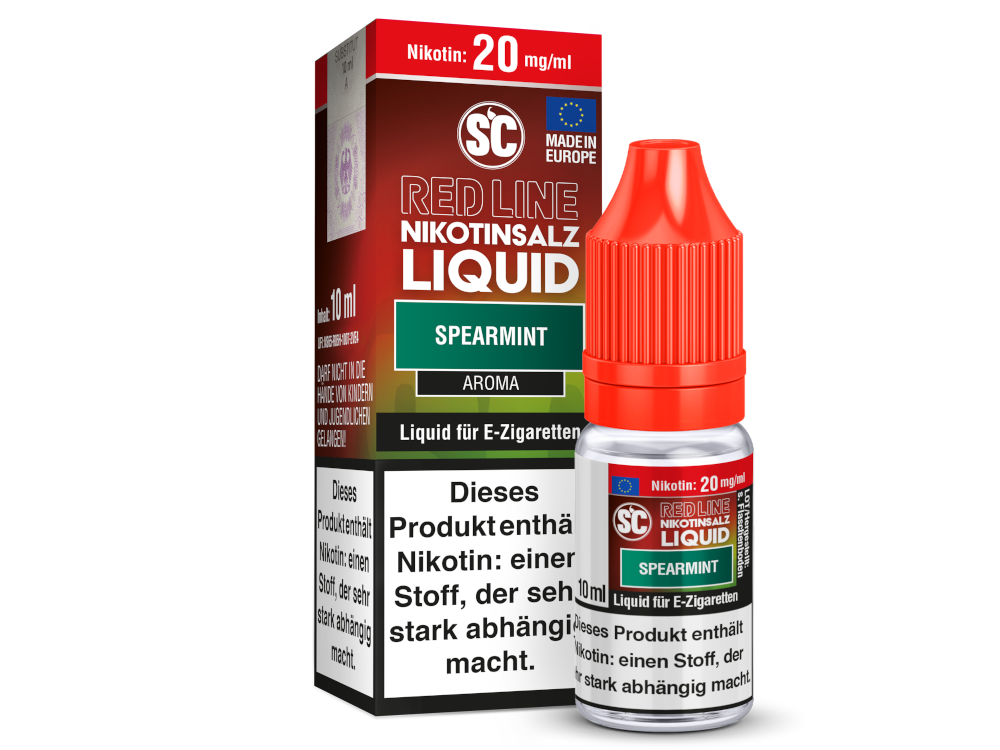 SC - Red Line - Spearmint - Nikotinsalz Liquid 20 mg/ml 500er Packung