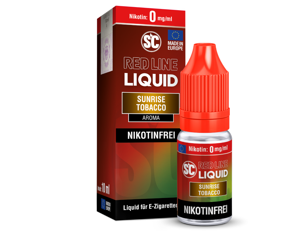 SC - Red Line - Sunrise Tobacco - Nikotinsalz Liquid 0 mg/ml 500er Packung