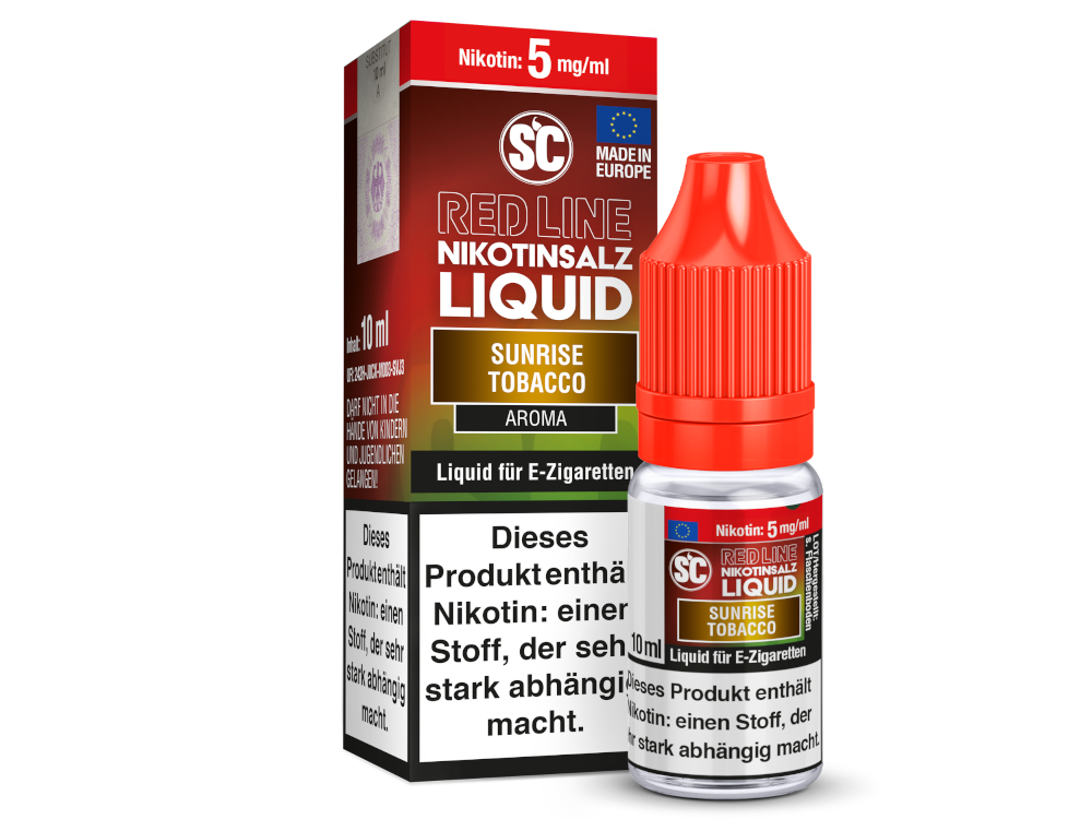 SC - Red Line - Sunrise Tobacco - Nikotinsalz Liquid 5 mg/ml 10er Packung