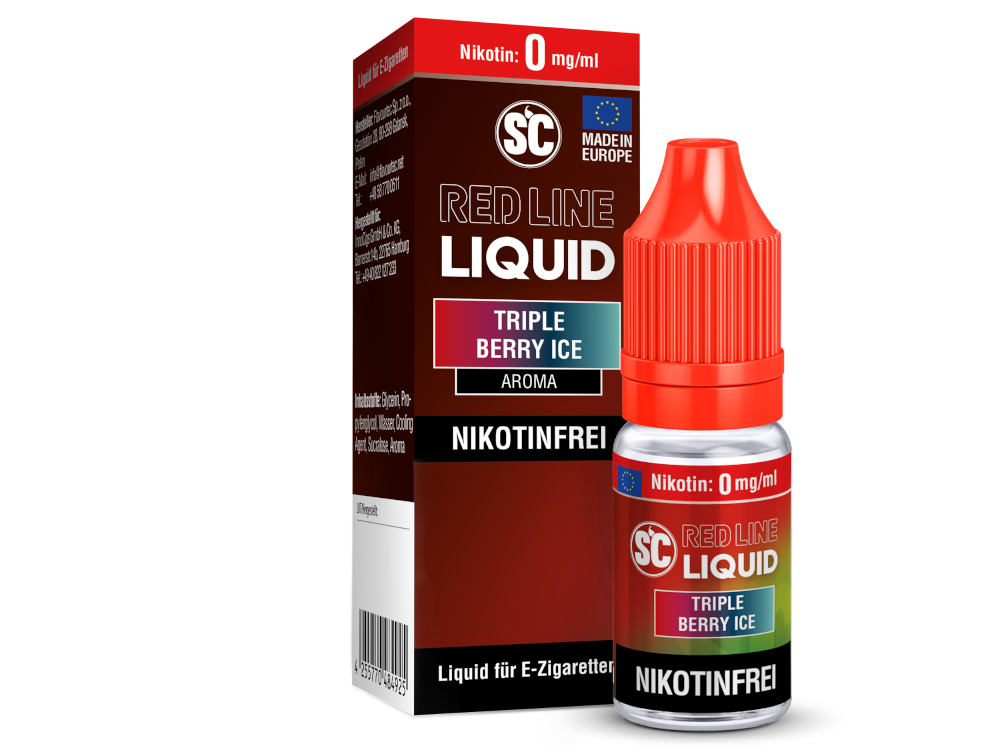 SC - Red Line - Triple Berry Ice - Nikotinsalz Liquid 0 mg/ml