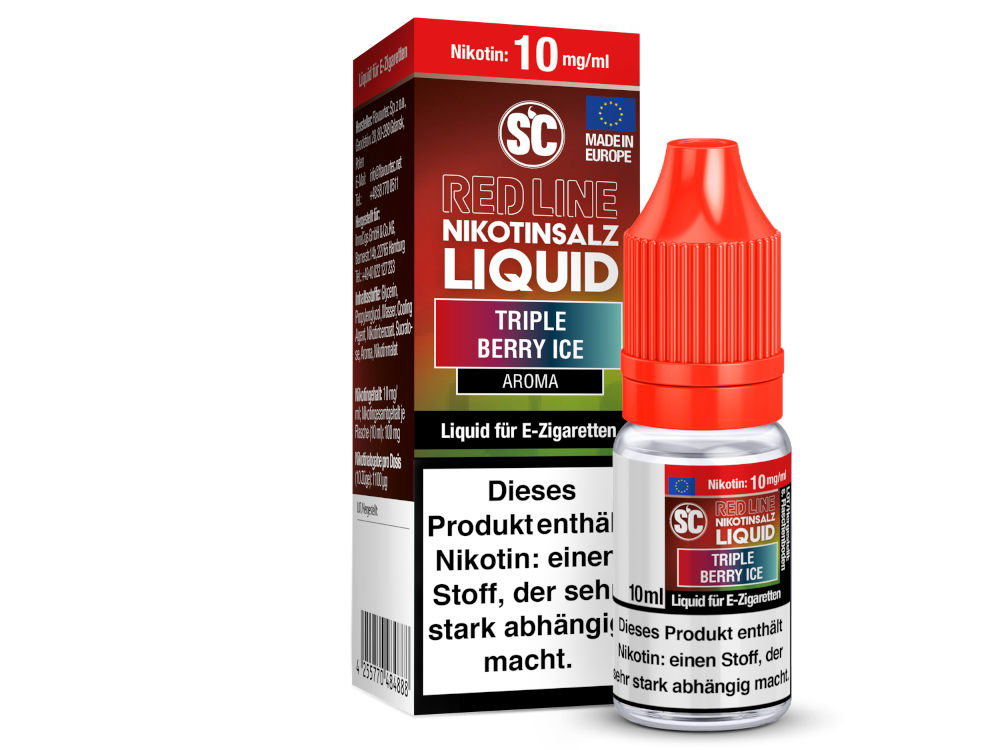 SC - Red Line - Triple Berry Ice - Nikotinsalz Liquid 10 mg/ml 500er Packung