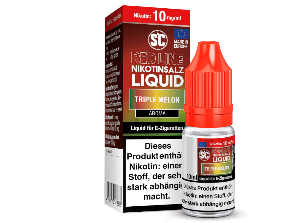 SC - Red Line - Triple Melon - Nikotinsalz Liquid 10 mg/ml 500er Packung