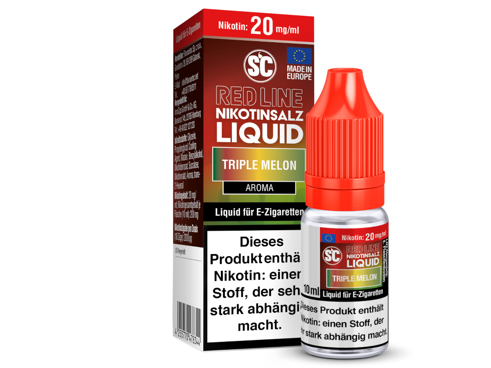 SC - Red Line - Triple Melon - Nikotinsalz Liquid 20 mg/ml 500er Packung