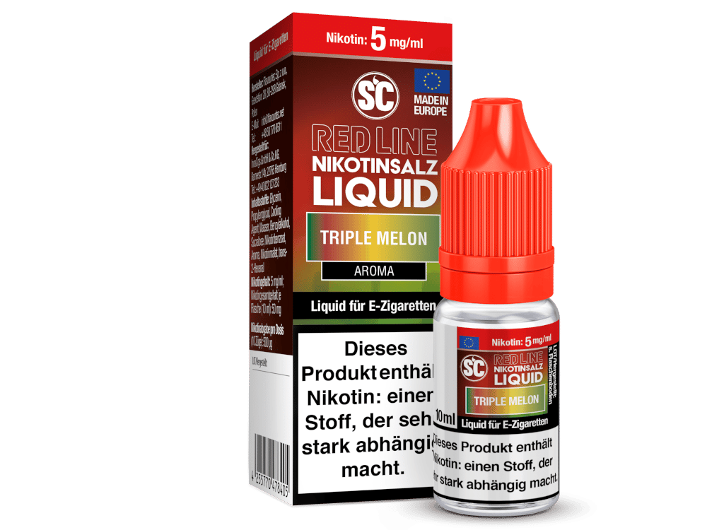 SC - Red Line - Triple Melon - Nikotinsalz Liquid 5 mg/ml 500er Packung