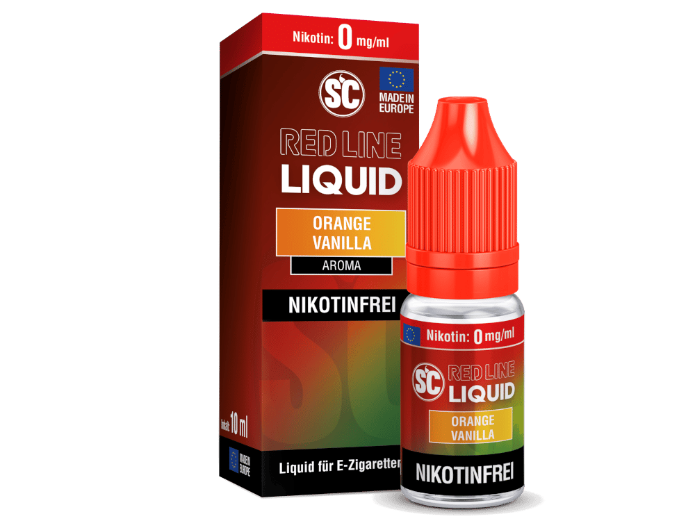 SC - Red Line - Orange Vanilla - Nikotinsalz Liquid 0 mg/ml 10er Packung