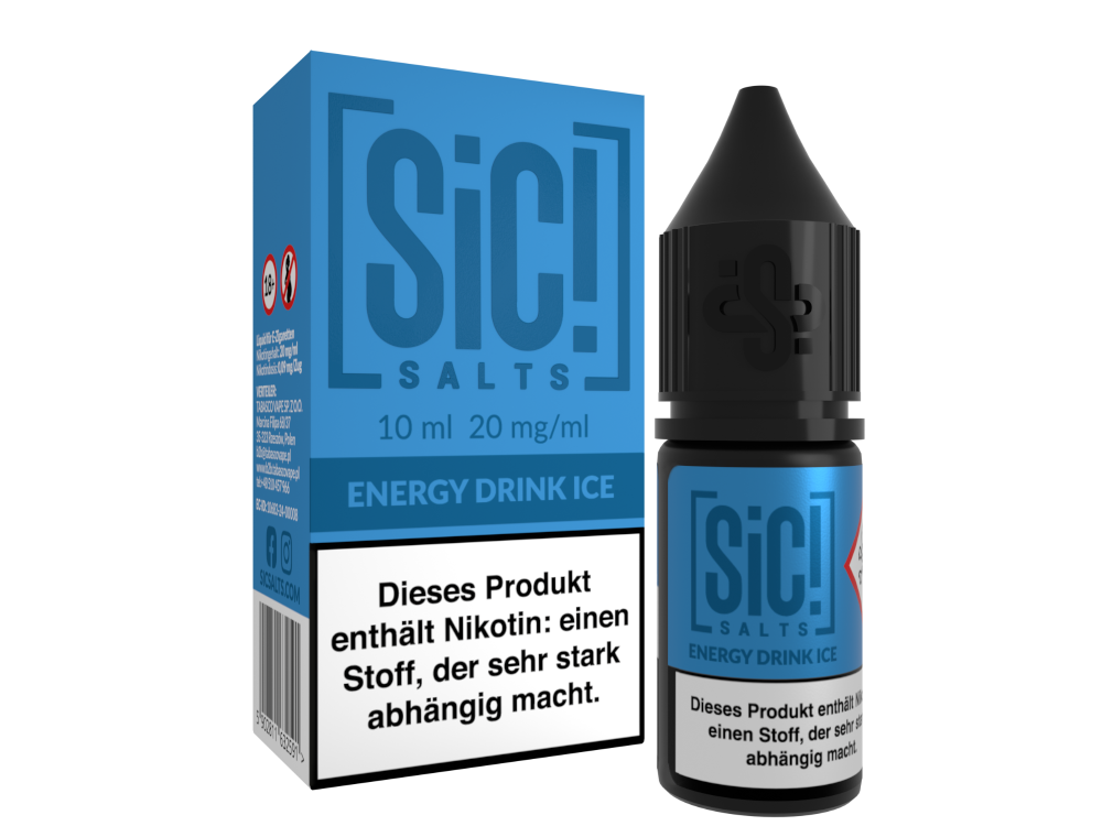 SiC! Salts - Energy Drink Ice - Nikotinsalz Liquid 20 mg/ml