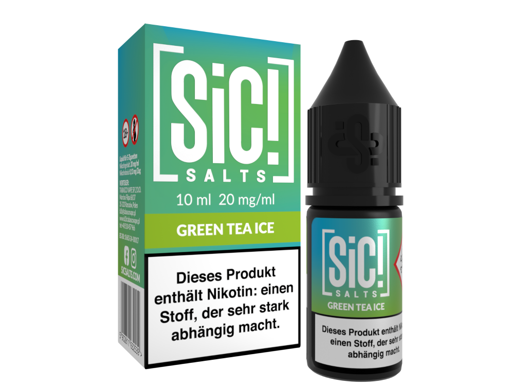 SiC! Salts - Green Tea Ice - Nikotinsalz Liquid 20 mg/ml