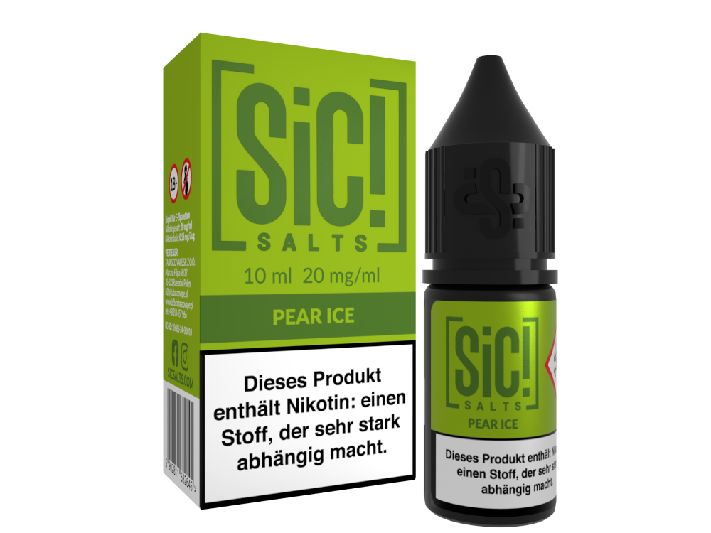 SiC! Salts - Pear Ice - Nikotinsalz Liquid 20 mg/ml