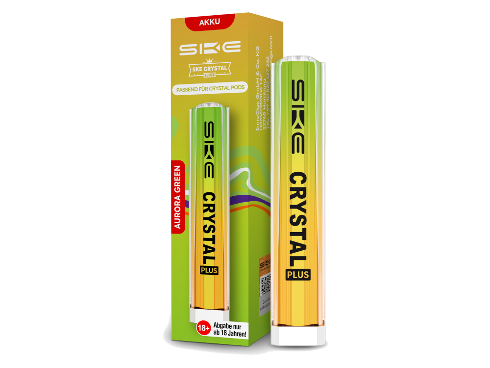 SKE - Crystal Plus Akku 400 mAh aurora-grün