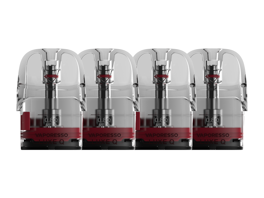 Vaporesso - LUXE Q Mesh Pod 0,8 Ohm 3 ml (4 Stück pro Packung) 10er Packung