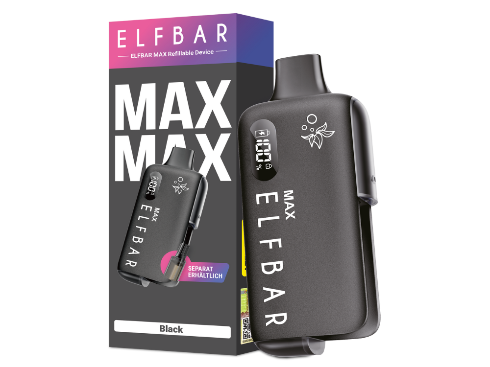Elfbar - Max E-Zigaretten Set Black 10er Packung