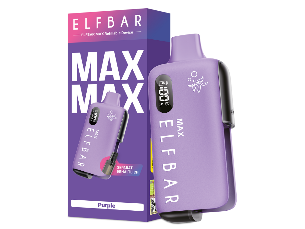 Elfbar - Max E-Zigaretten Set Purple 10er Packung
