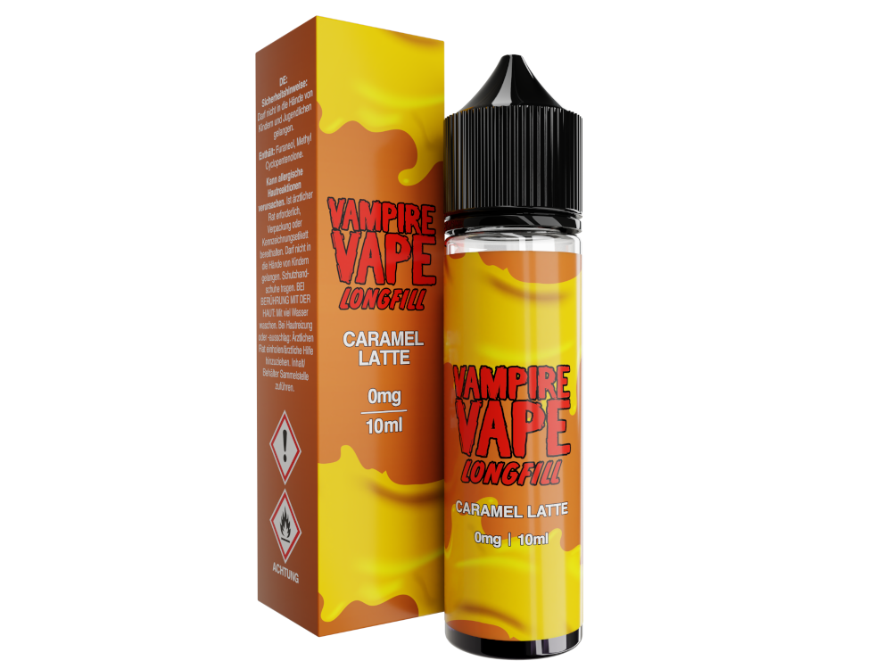 Vampire Vape - Dessert Collection - Aroma Caramel Latte 10 ml 10er Packung