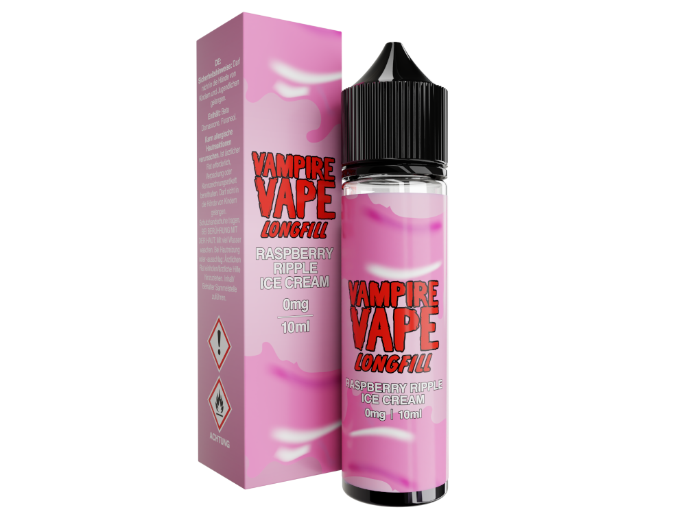Vampire Vape - Dessert Collection - Aroma Raspberry Ripple Ice Cream 10 ml 10er Packung