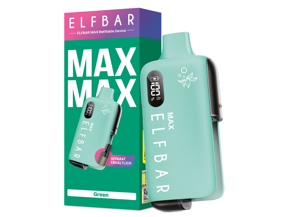 Elfbar - Max E-Zigaretten Set Green 100er Packung