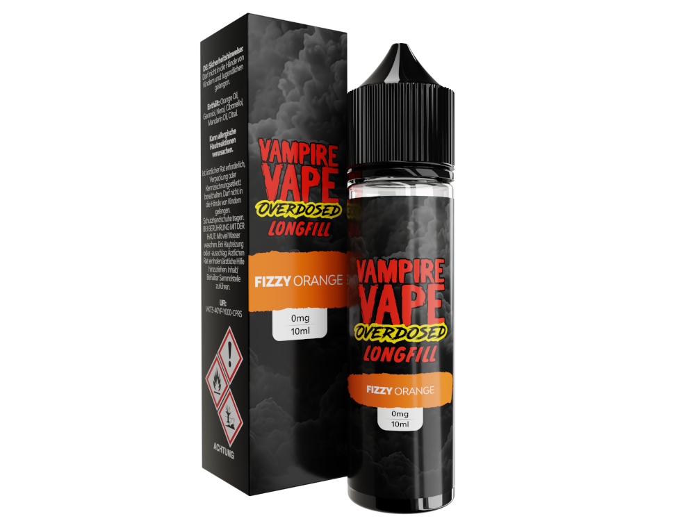 Vampire Vape - Overdosed - Aroma Fizzy Orange 10 ml 10er Packung