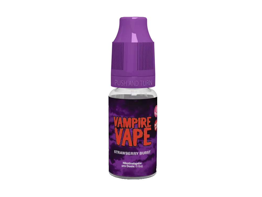 Vampire Vape - Strawberry Burst E-Zigaretten Liquid 0 mg/ml