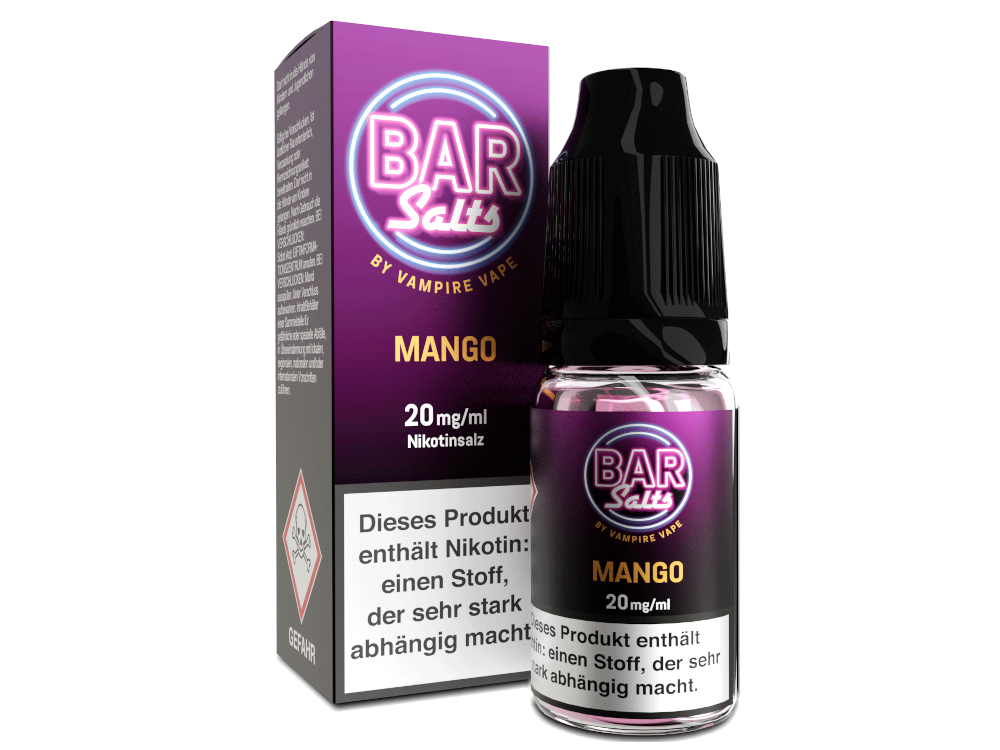Vampire Vape - Bar Salts - Mango - Nikotinsalz Liquid 20 mg/ml 10er Packung