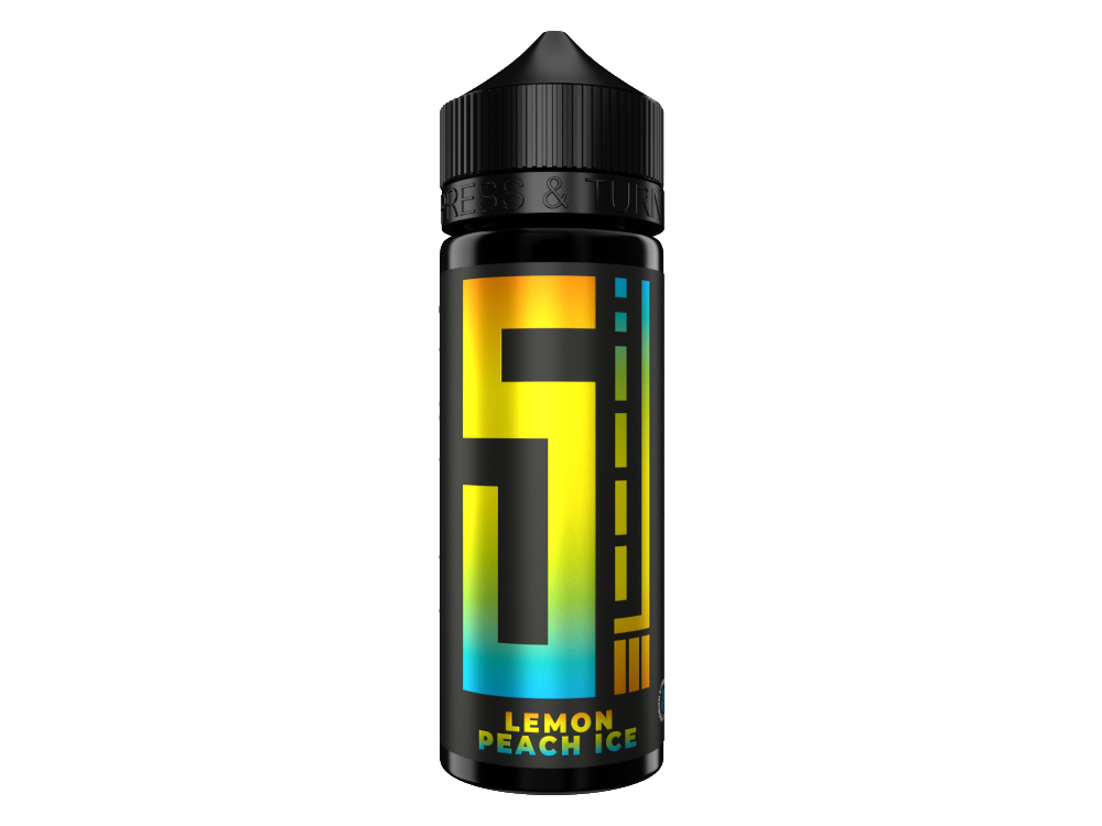 5EL - Aroma Lemon Peach on Ice 10 ml 5er Packung