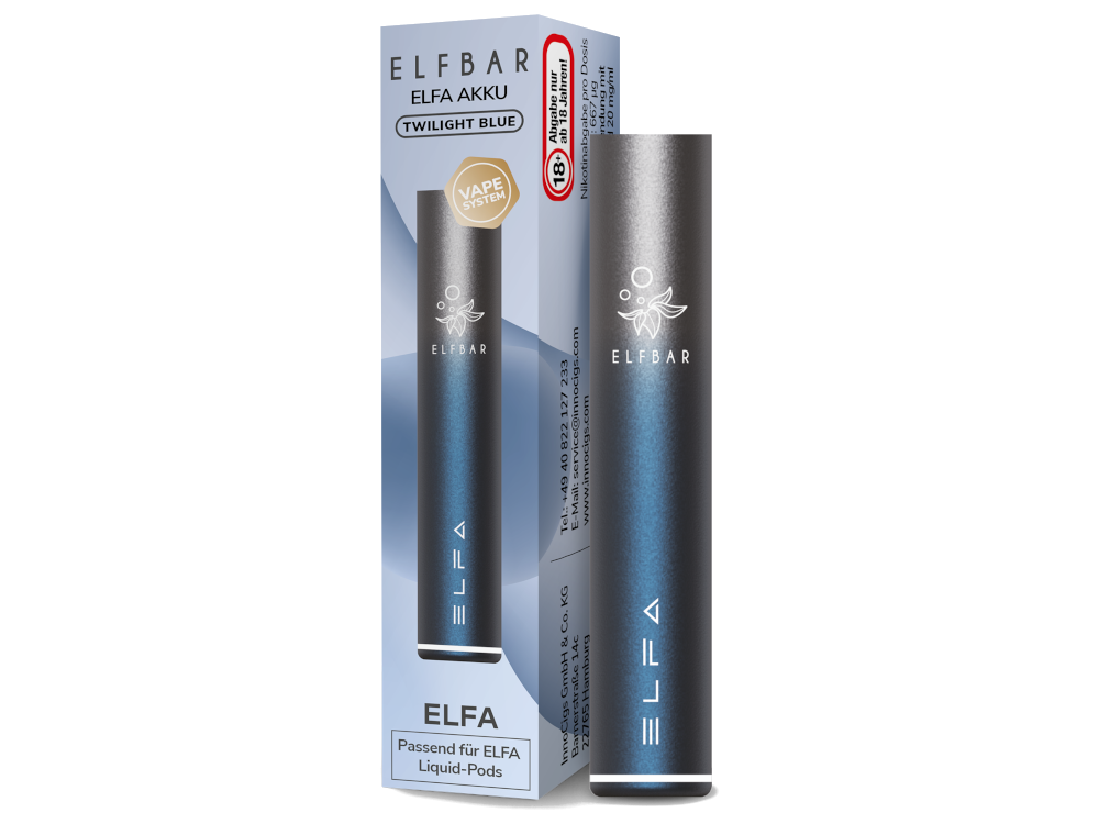 Elfbar - Elfa Akku 500 mAh Twilight Blue 200er Packung