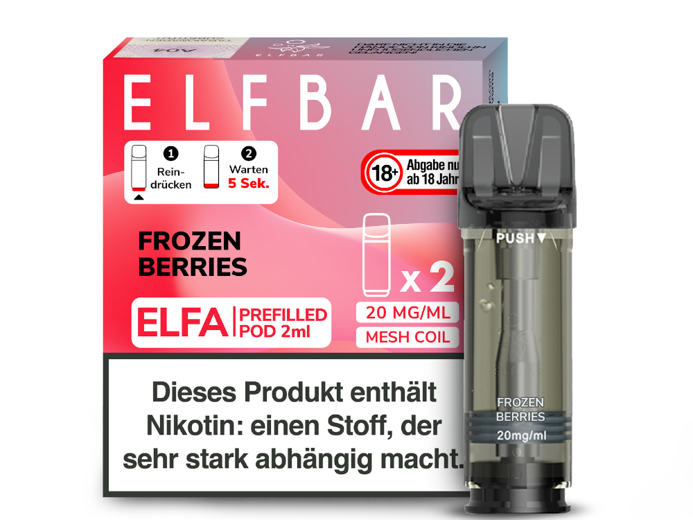 Elfbar - Elfa Pod Frozen Berries 20 mg/ml (2 Stück pro Packung) 400er Packung