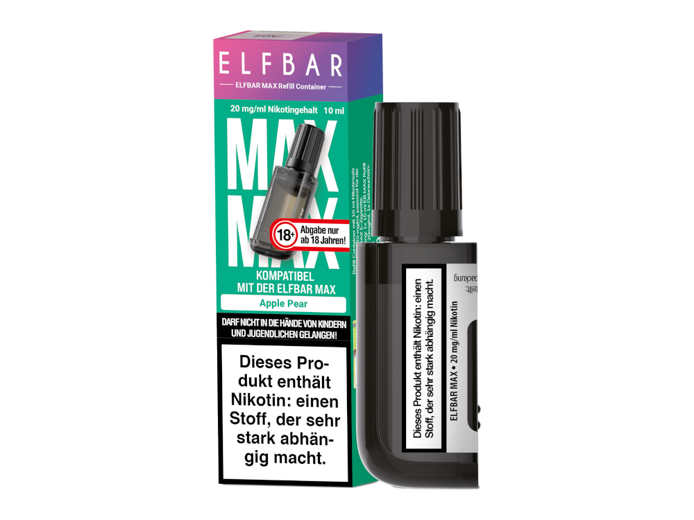 Elfbar - Max Refill Container - Apple Pear 20 mg/ml 200er Packung